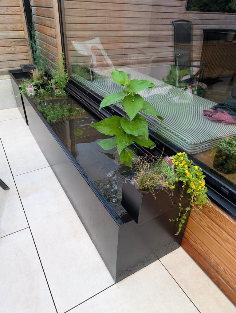 Stainless Steel Powder Coated Still Water Ponds and Rills