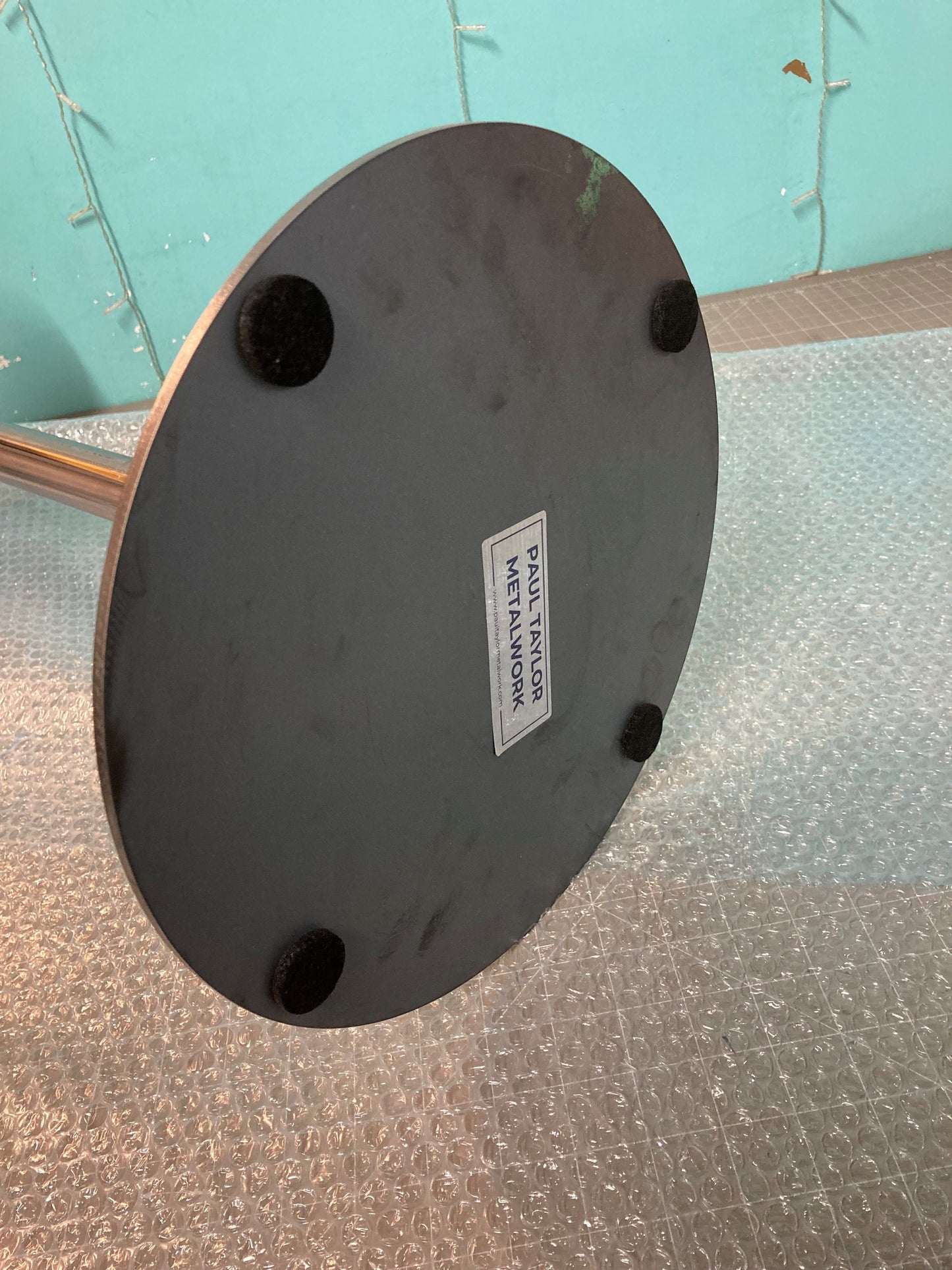 Urban Loft Look Industrial Style Round Table