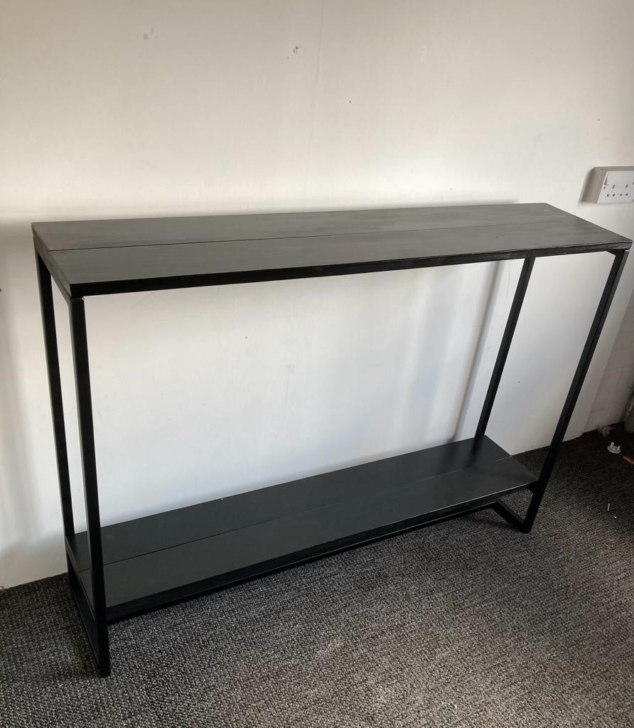 Long Console Table with lower shelf - hallway table - sofa table - narrow table
