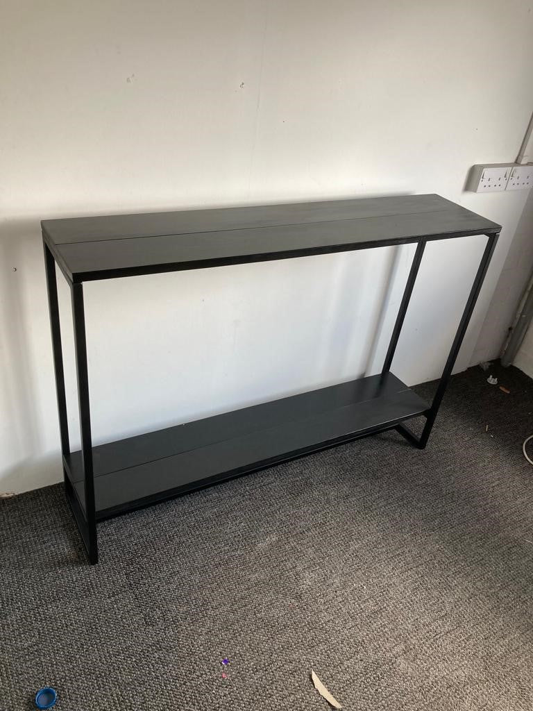 Long Console Table with lower shelf - hallway table - sofa table - narrow table