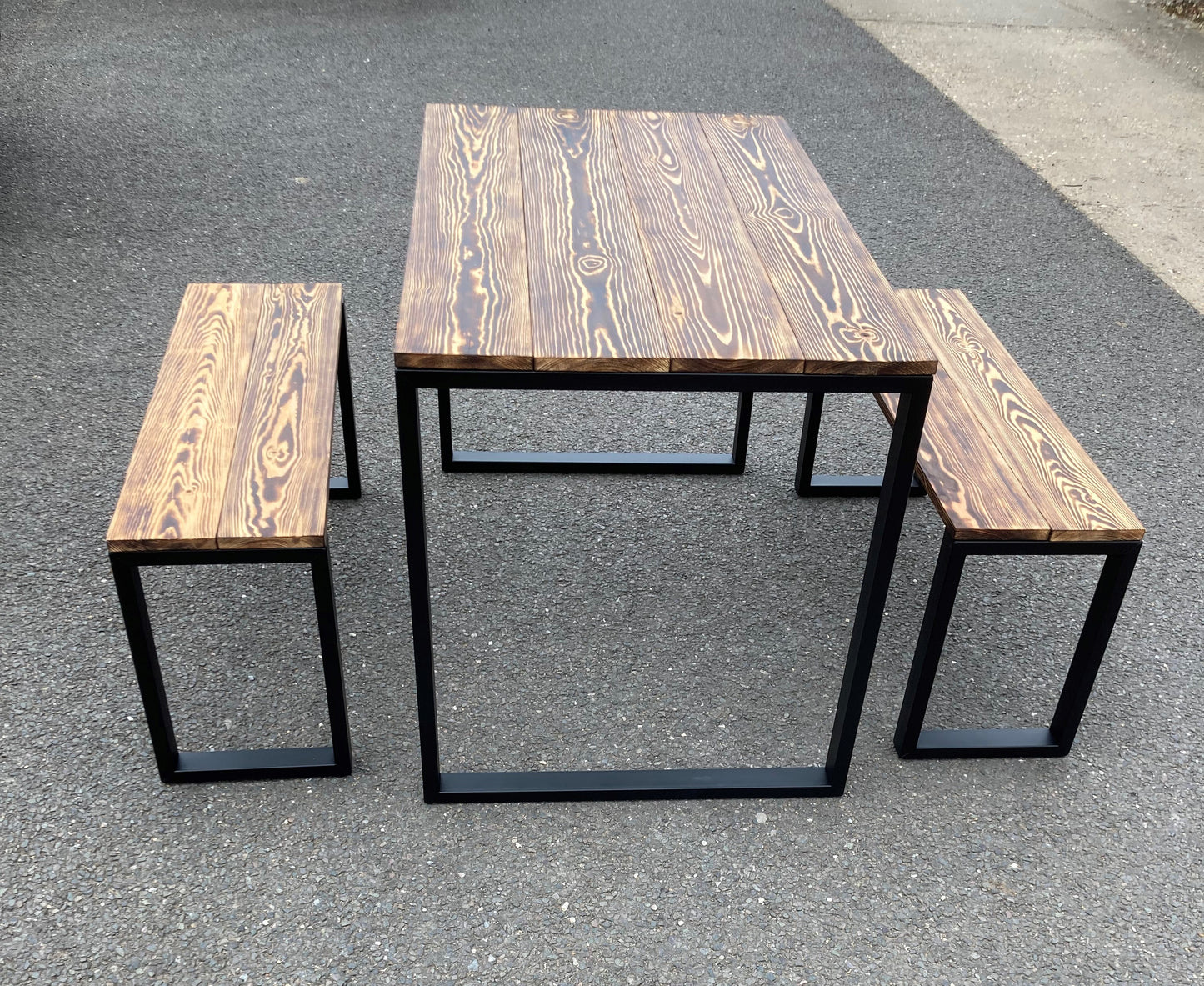 Dining Table and Bench Set - Dining Table - Table - Indoor Dining - Outdoor Dining