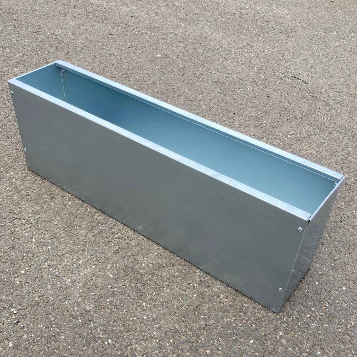 Galvanised/Zinc Trough Garden Planter/Flower Container
