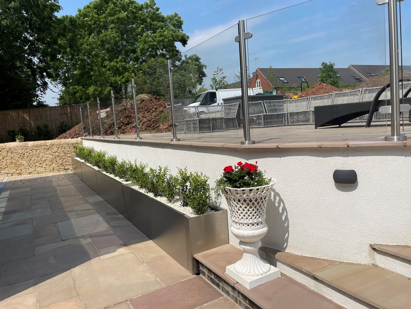 Stainless Steel Garden Planters