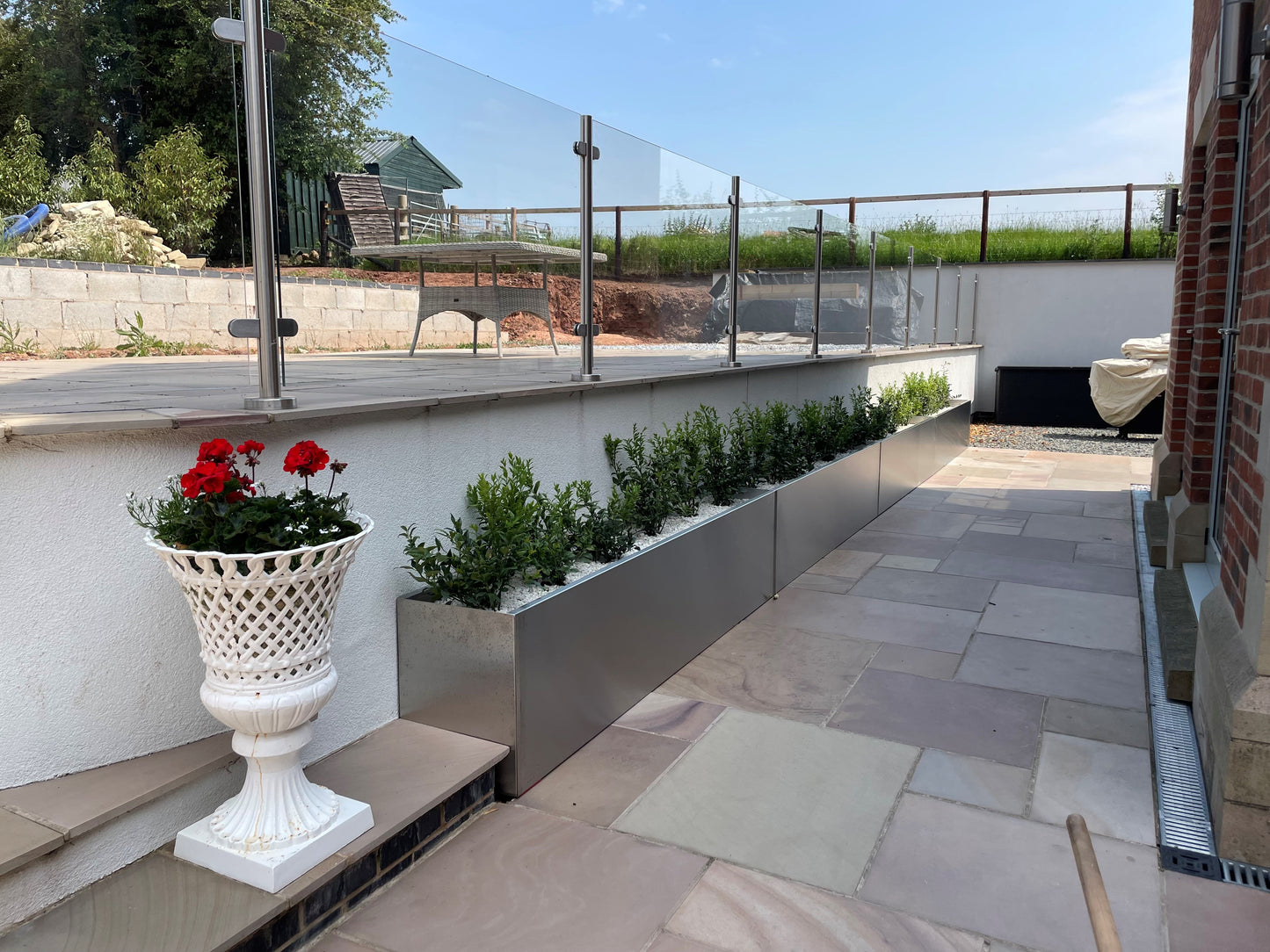 Stainless Steel Garden Planters