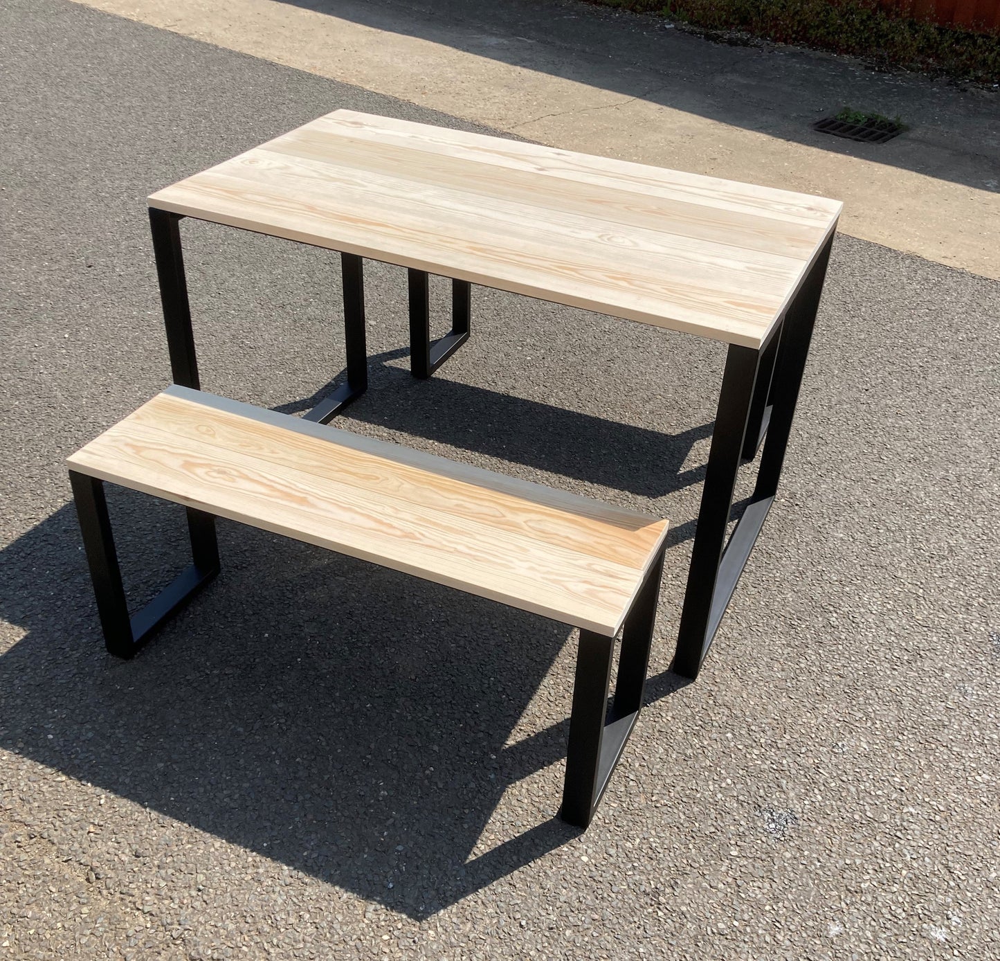 Dining Table and Bench Set - Dining Table - Table - Indoor Dining - Outdoor Dining