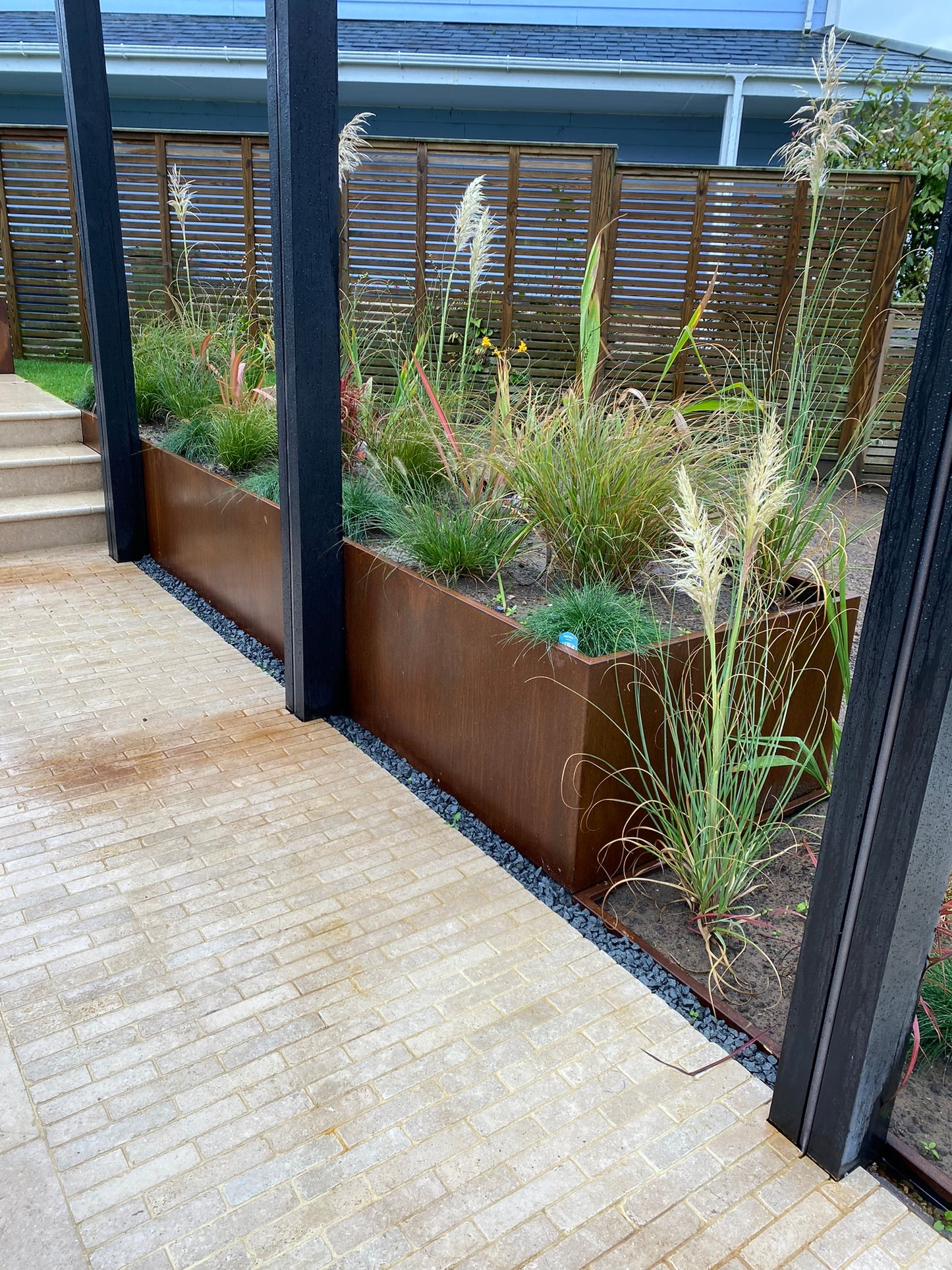 Corten Raised Open Bottom Planter Beds - Plants or Vegetables