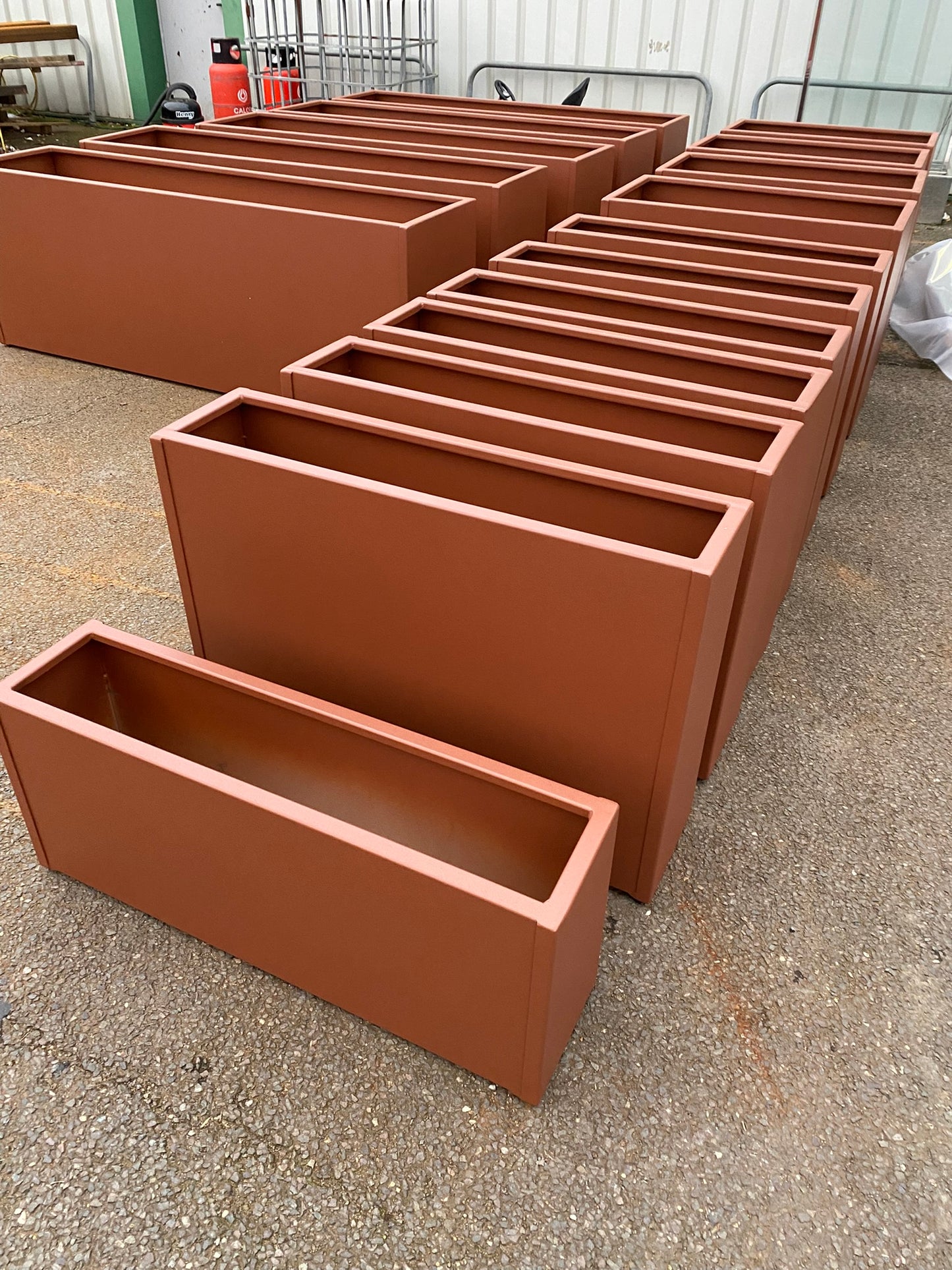 Powder Coated - Corten Style