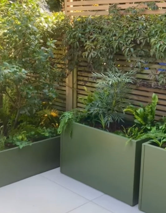 Powder Coated Garden Planters - Troughs