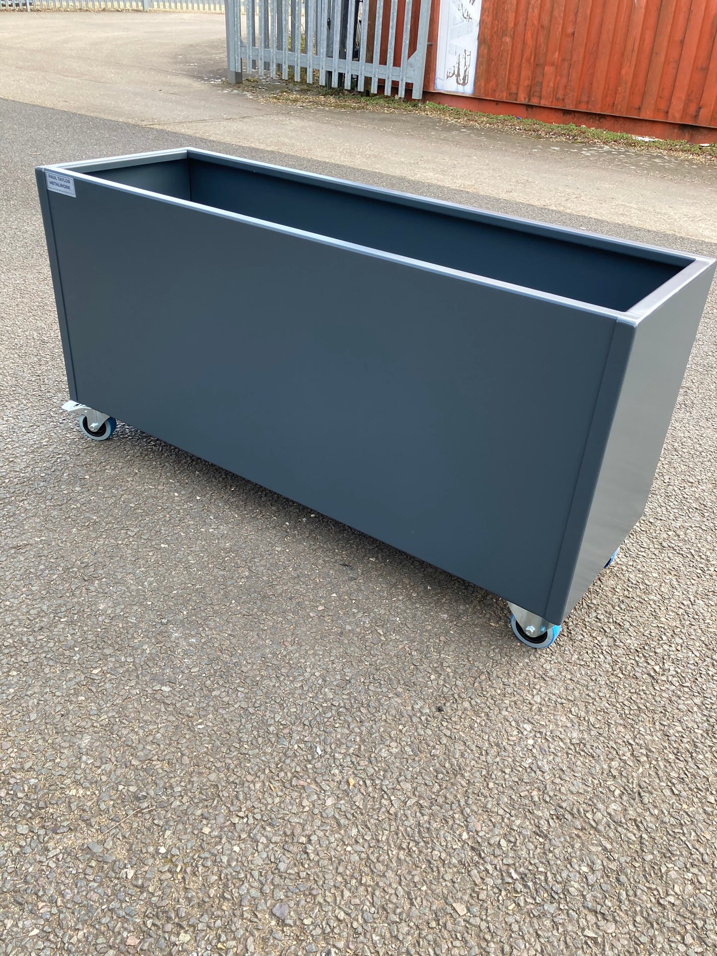 Powder Coated Garden Planters - Troughs with Castors