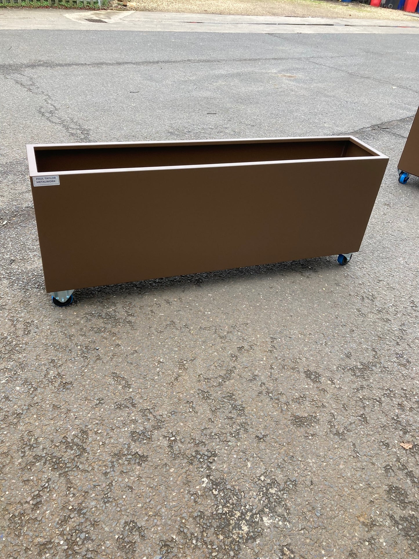 Powder Coated Garden Planters - Troughs with Castors