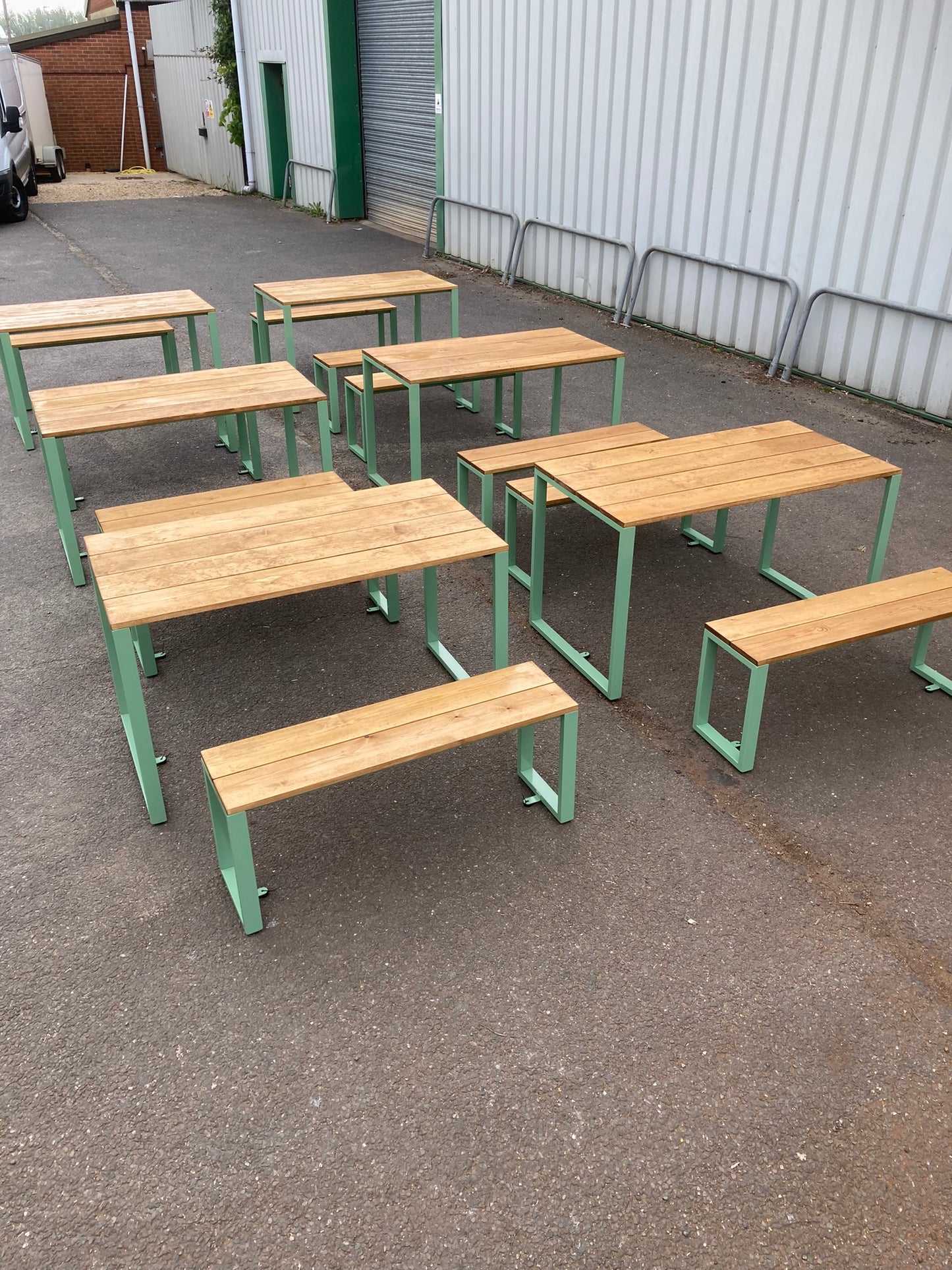 Dining Table and Bench Set - Dining Table - Table - Indoor Dining - Outdoor Dining