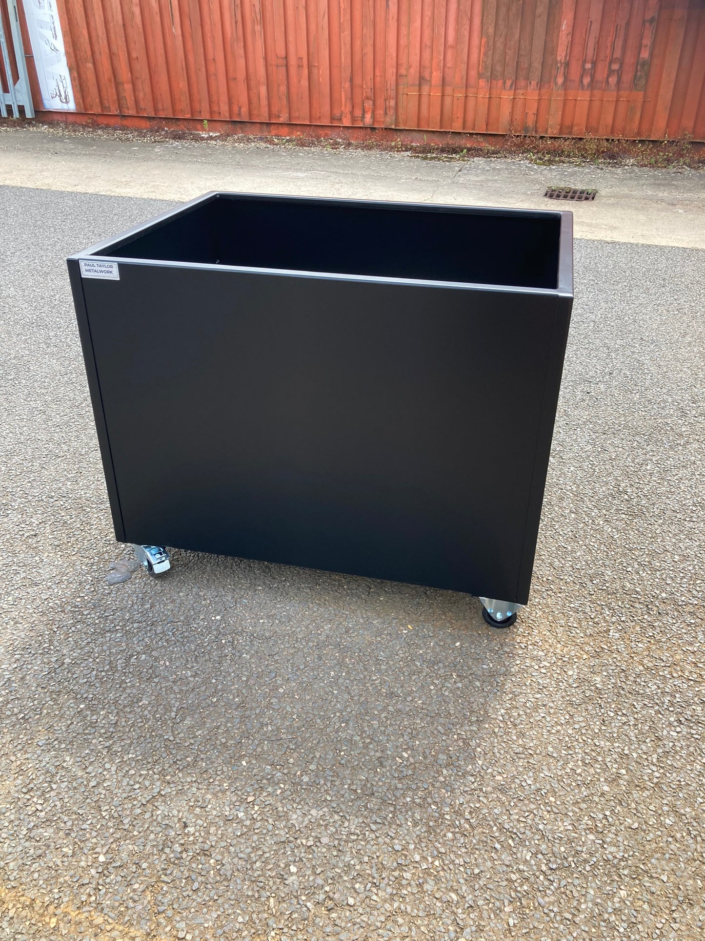Powder Coated Garden Planters - Troughs with Castors
