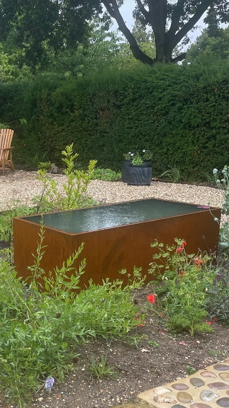 Corten Steel Still Water Ponds and Rills