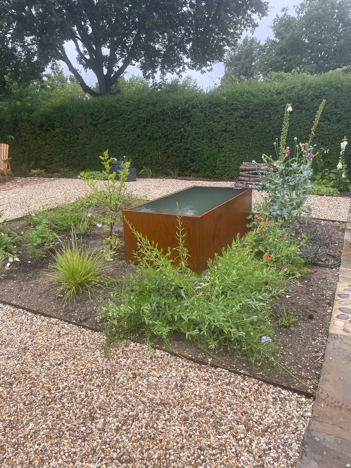 Corten Steel Still Water Ponds and Rills