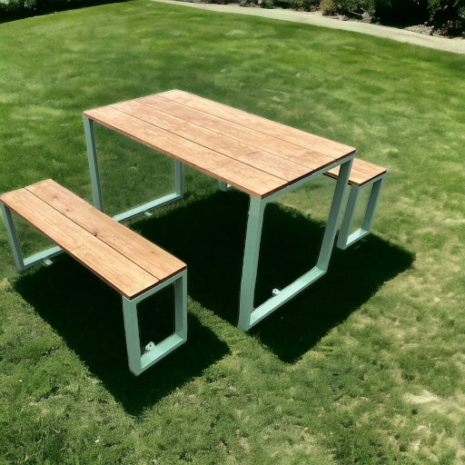 Dining Table and Bench Set - Dining Table - Table - Indoor Dining - Outdoor Dining