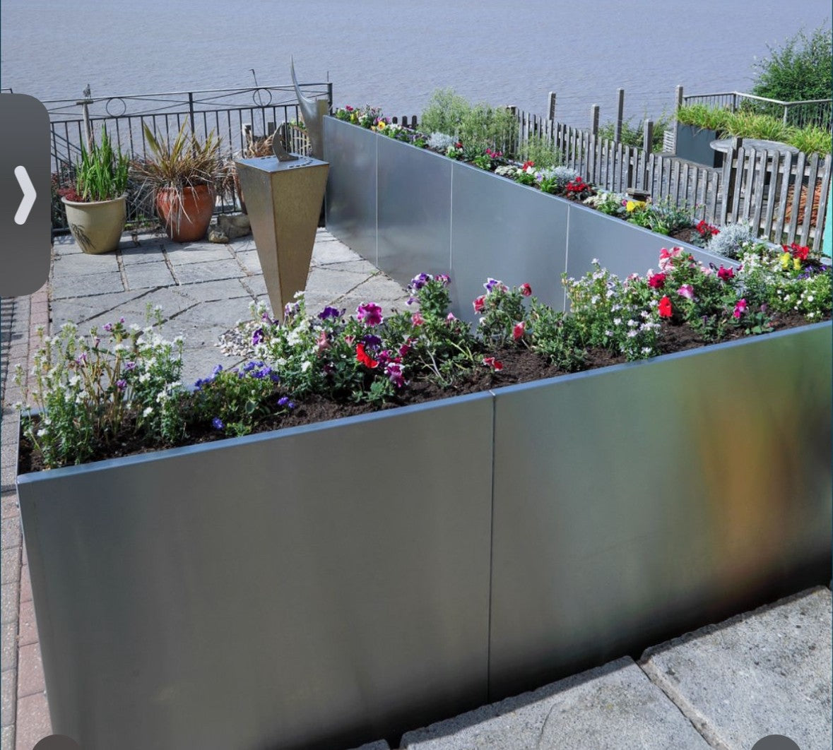 Stainless Steel Garden Planters
