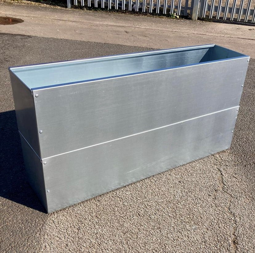 Double Height Zinc/galvanised Garden available with/without Castors/Wheels