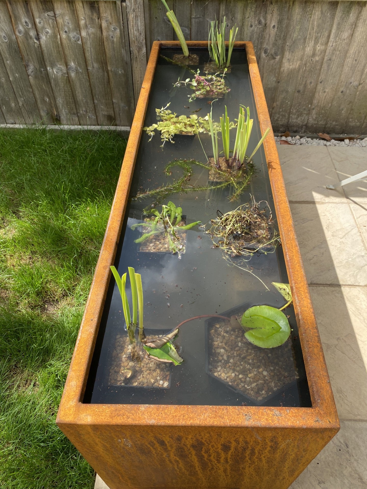 Corten Steel Still Water Ponds and Rills