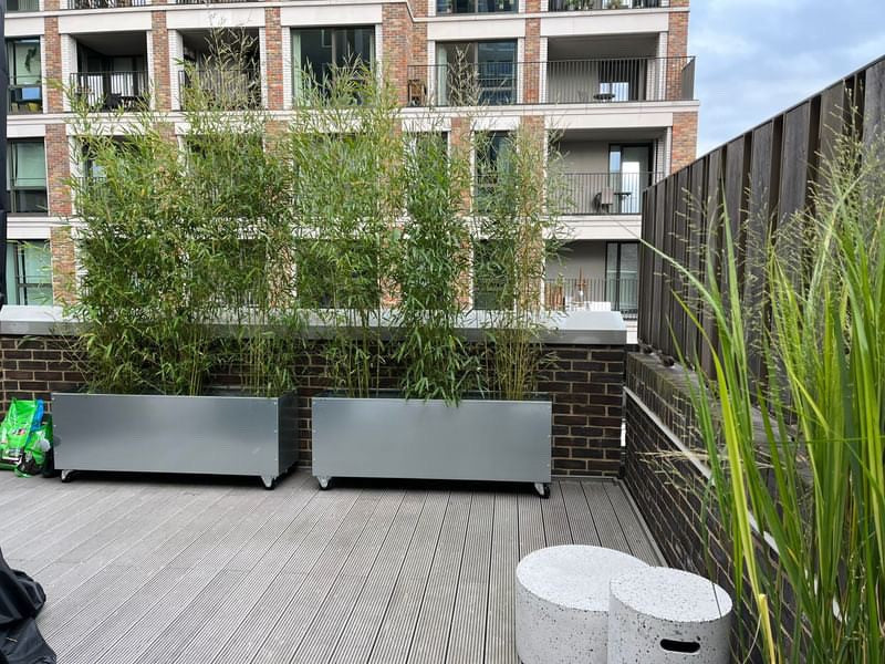 Double Height Zinc/galvanised Garden available with/without Castors/Wheels