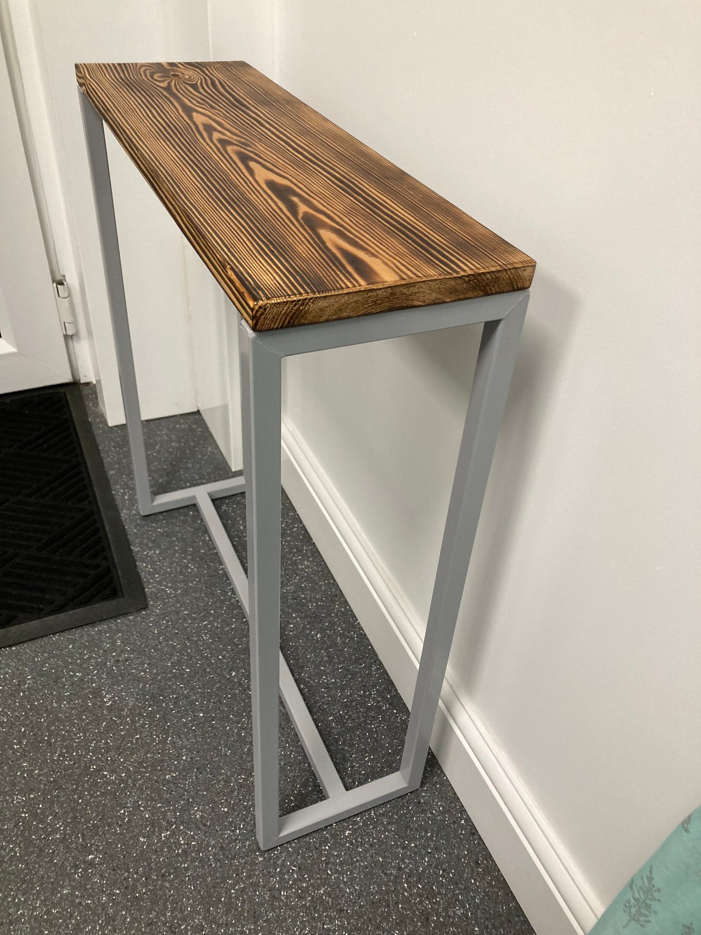 Multipurpose Side Table - Polar Grey Frame - 19.5cm wide - Sofa Table - Side Table - Table