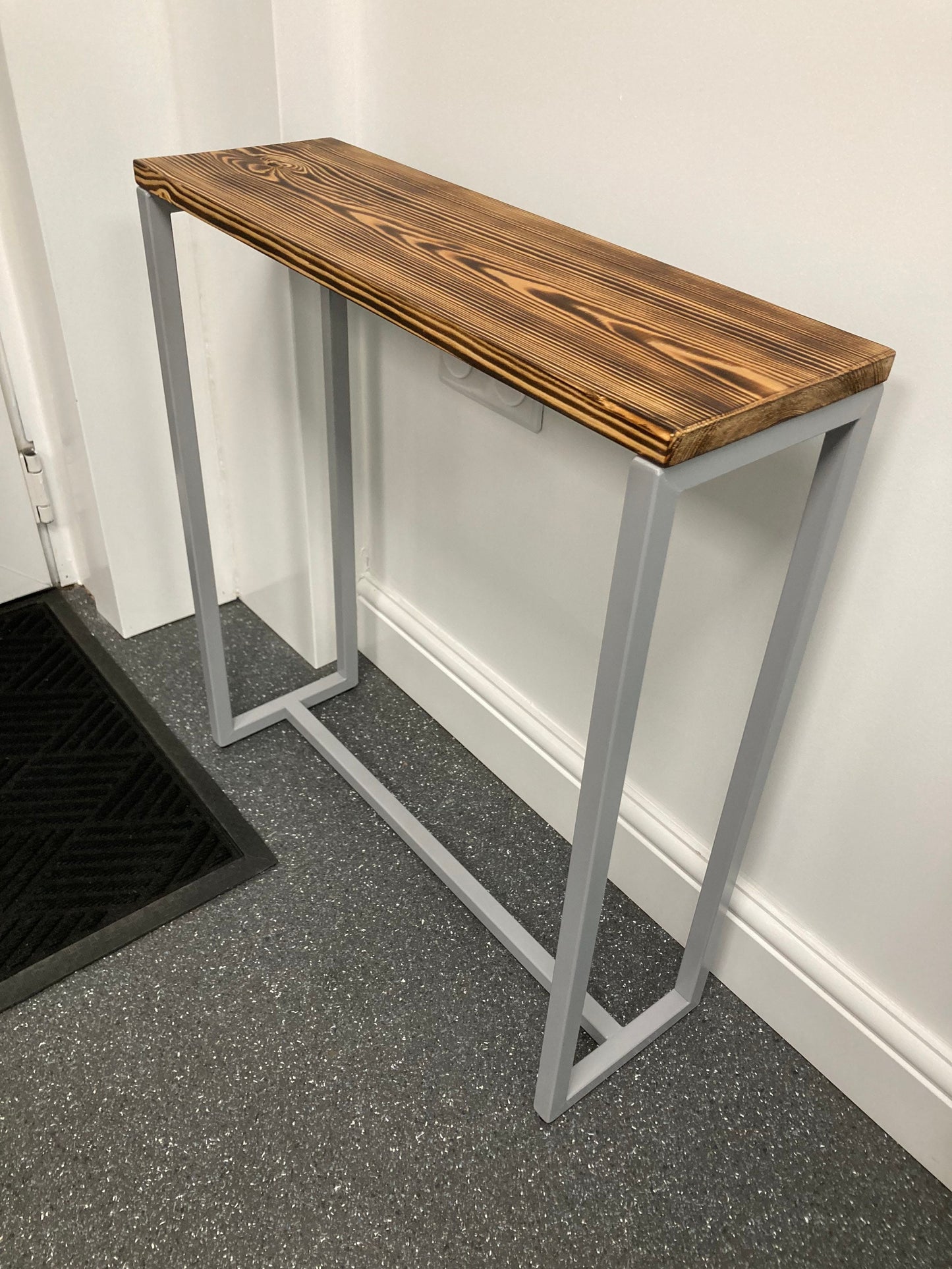 Multipurpose Side Table - Polar Grey Frame - 19.5cm wide - Sofa Table - Side Table - Table