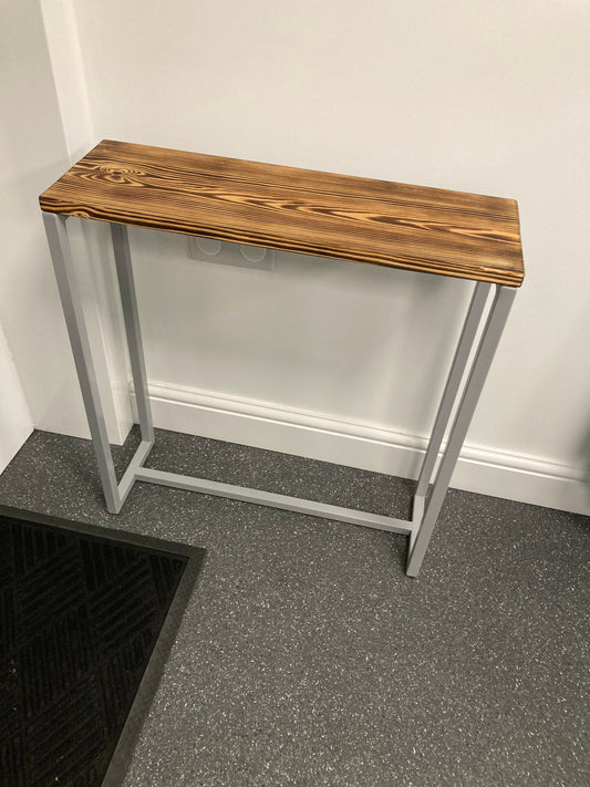 Multipurpose Side Table - Polar Grey Frame - 19.5cm wide - Sofa Table - Side Table - Table