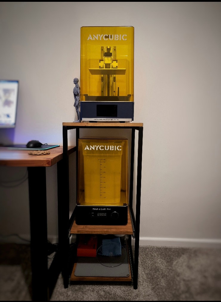 Equipment Stand with Pull out Shelves -3D printer stand - 3 Tier