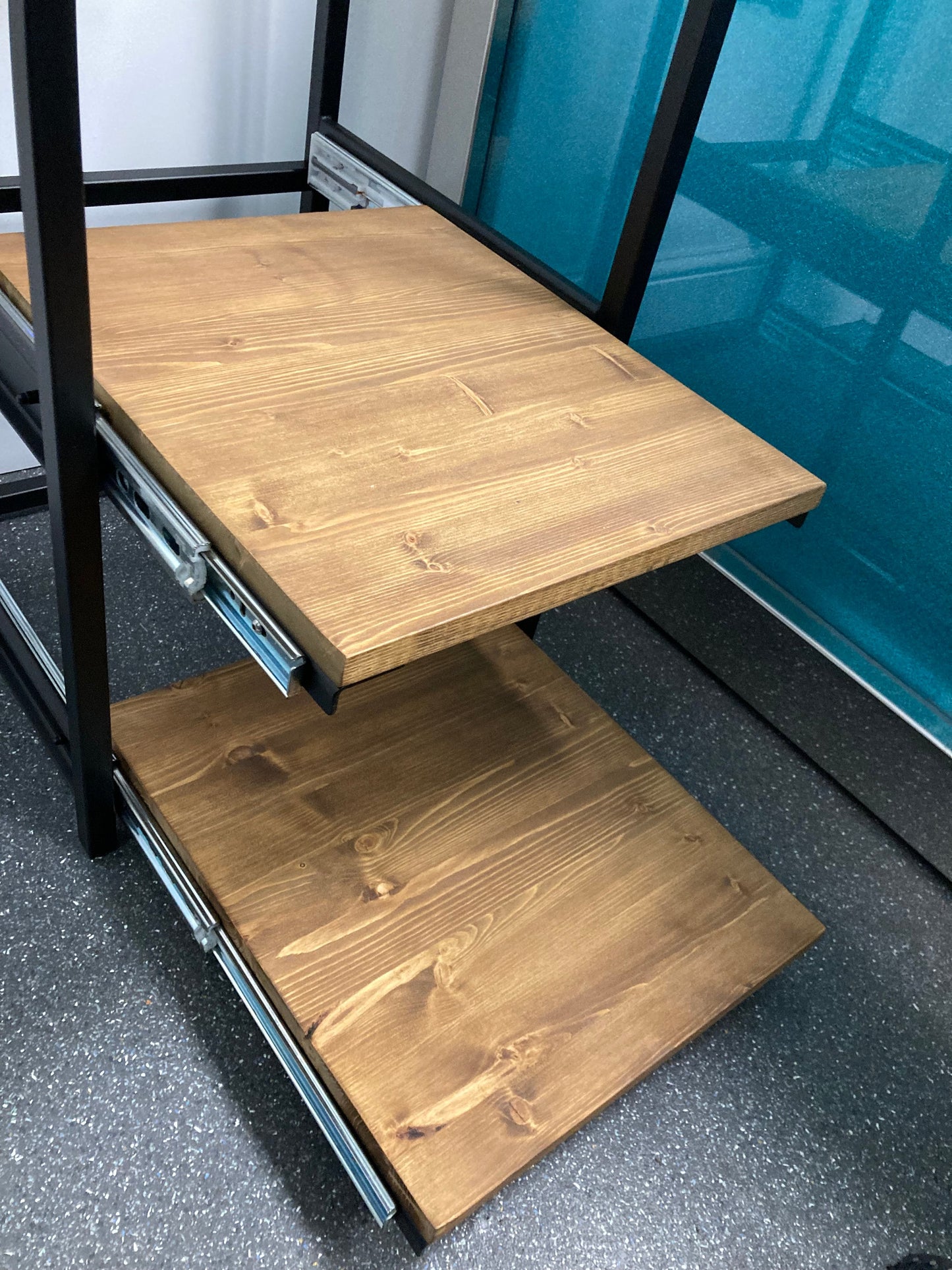 Equipment Stand with Pull out Shelves -3D printer stand - 3 Tier