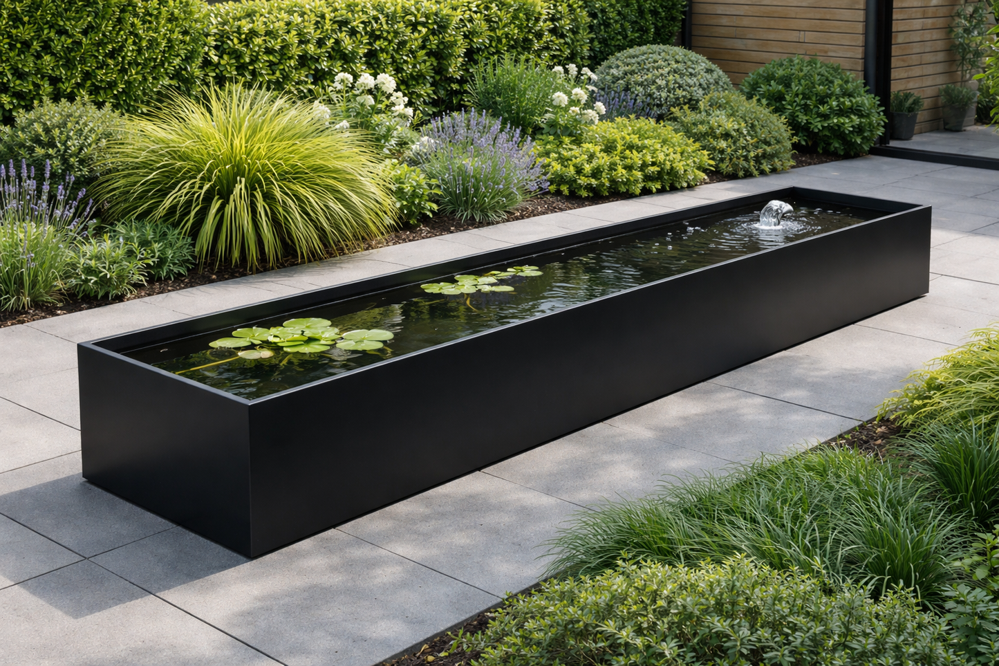 Stainless Steel Powder Coated Still Water Pond