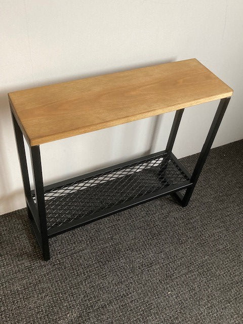 Sara Console Table with Metal Mesh Shelf- 19.5cm wide - Multipurpose Table - Sofa Table - Side Table - Table