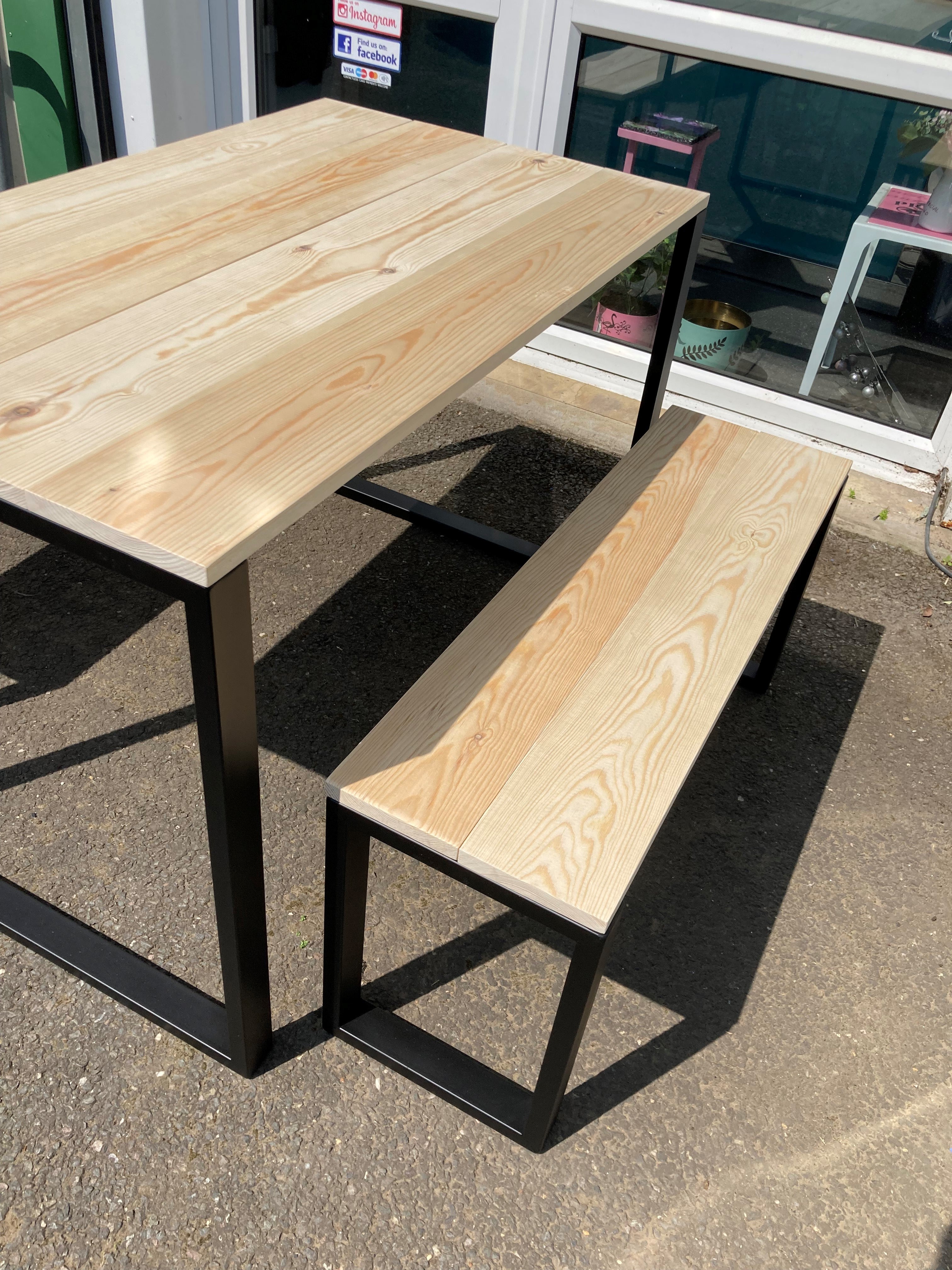 Indoor deals bench table