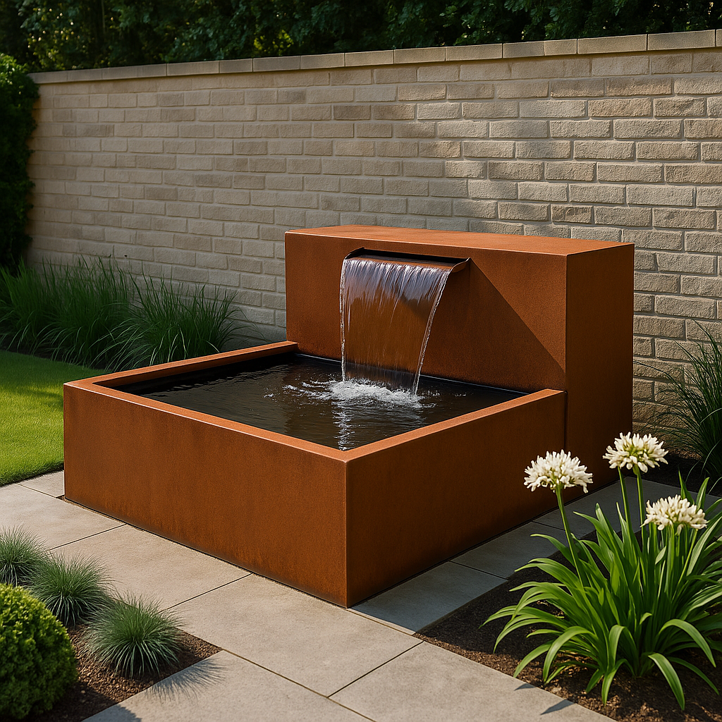 Corten Steel Water Feature