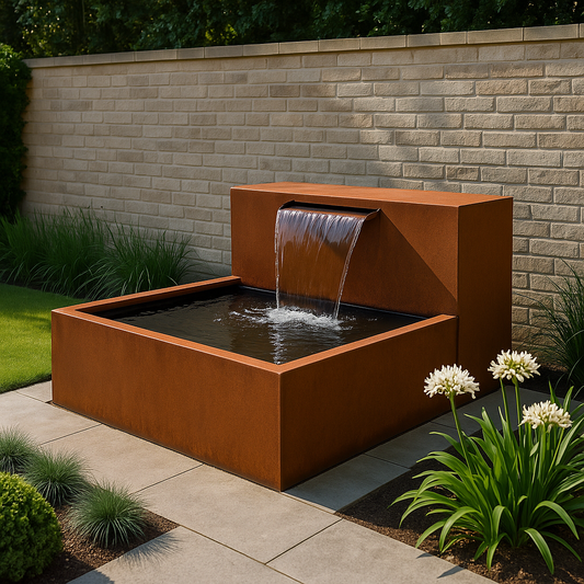 Corten Steel Water Feature