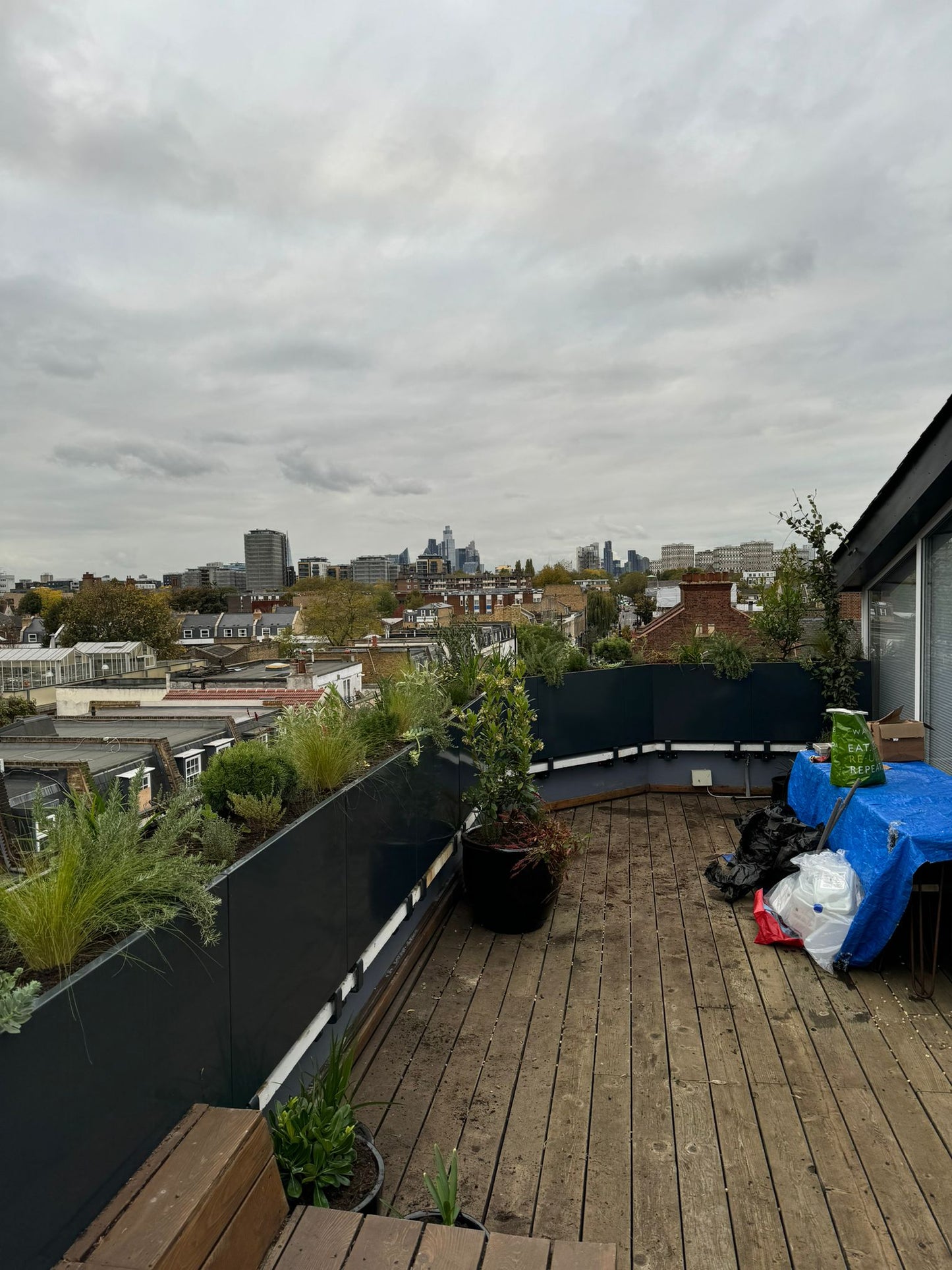 Stainless Steel Modular Wall Planter