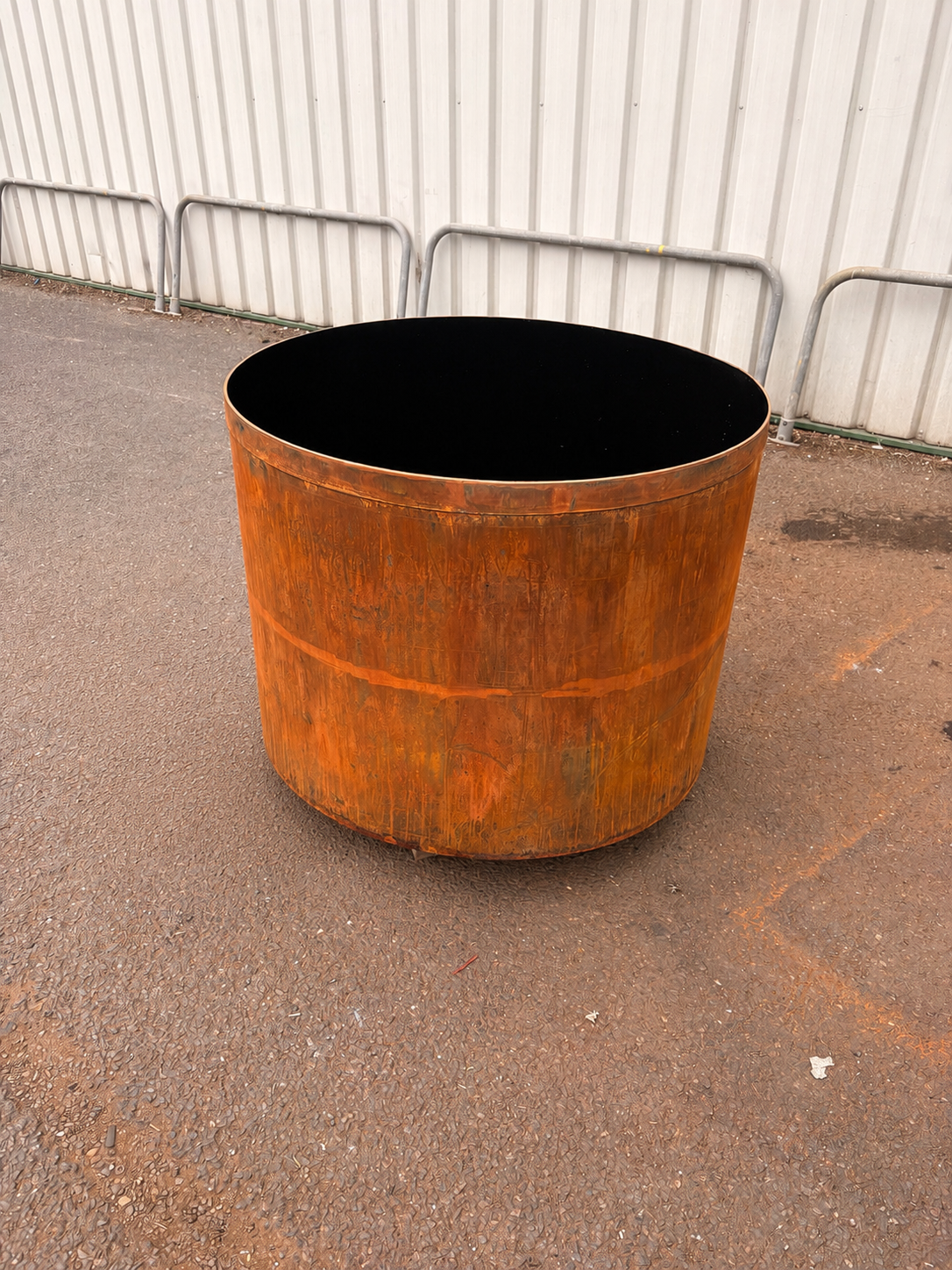 Corten Steel ROUND Still Water Ponds