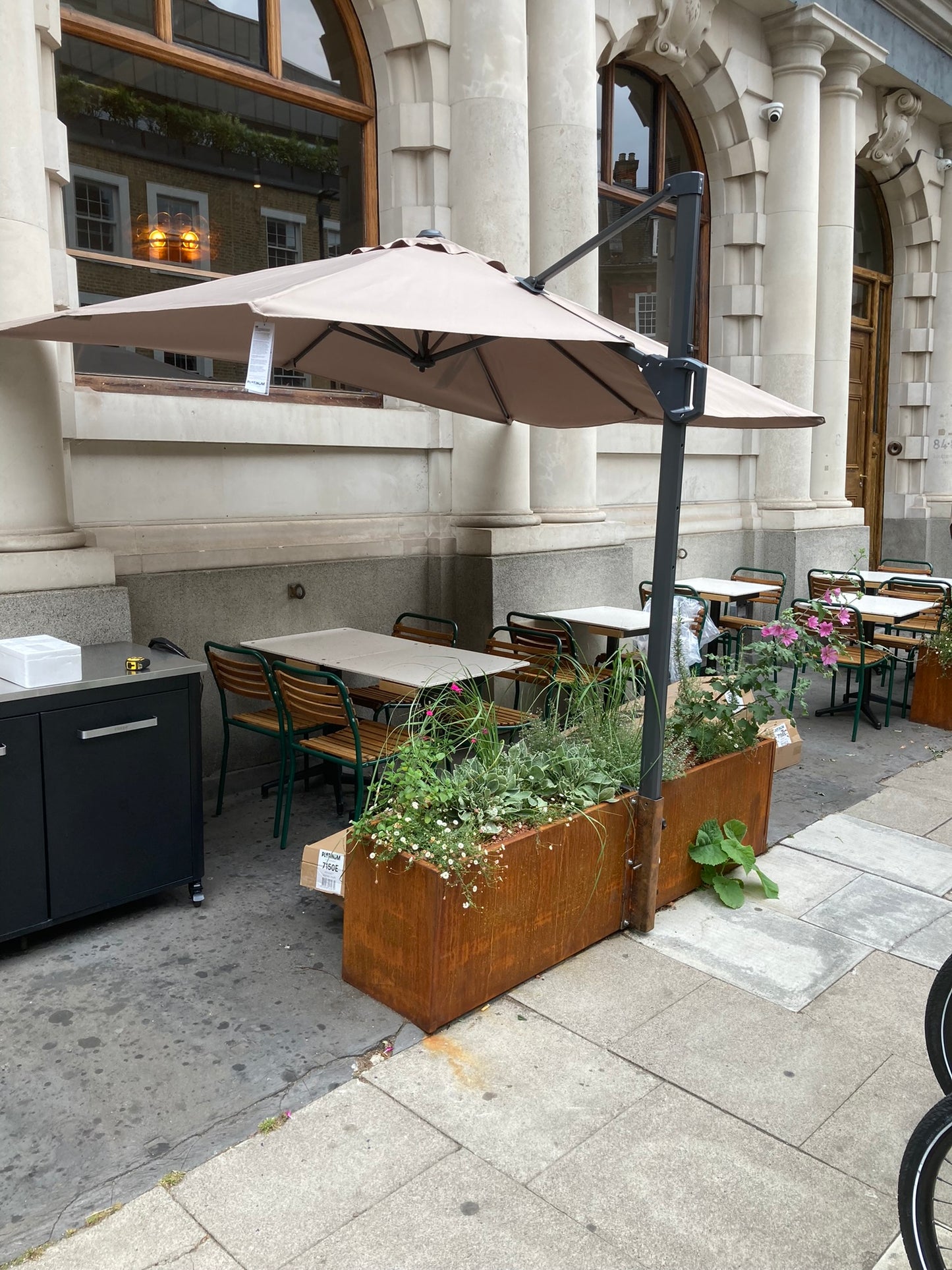 Corten Steel Garden Trough Planters