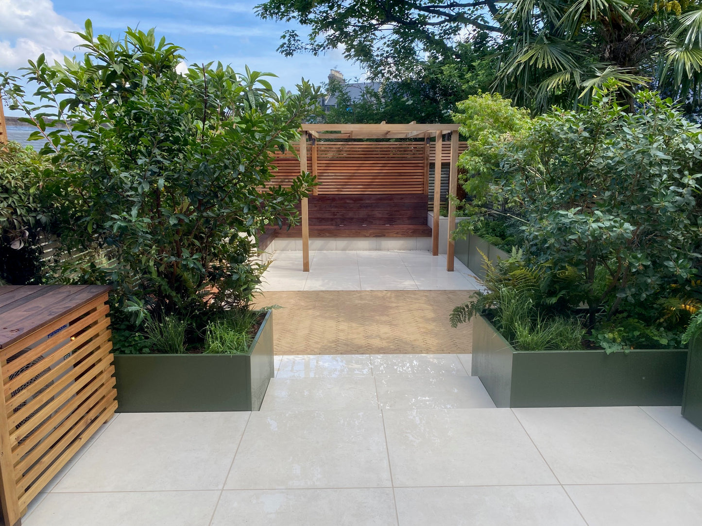 Stainless Steel Powder Coated Planter/Trough