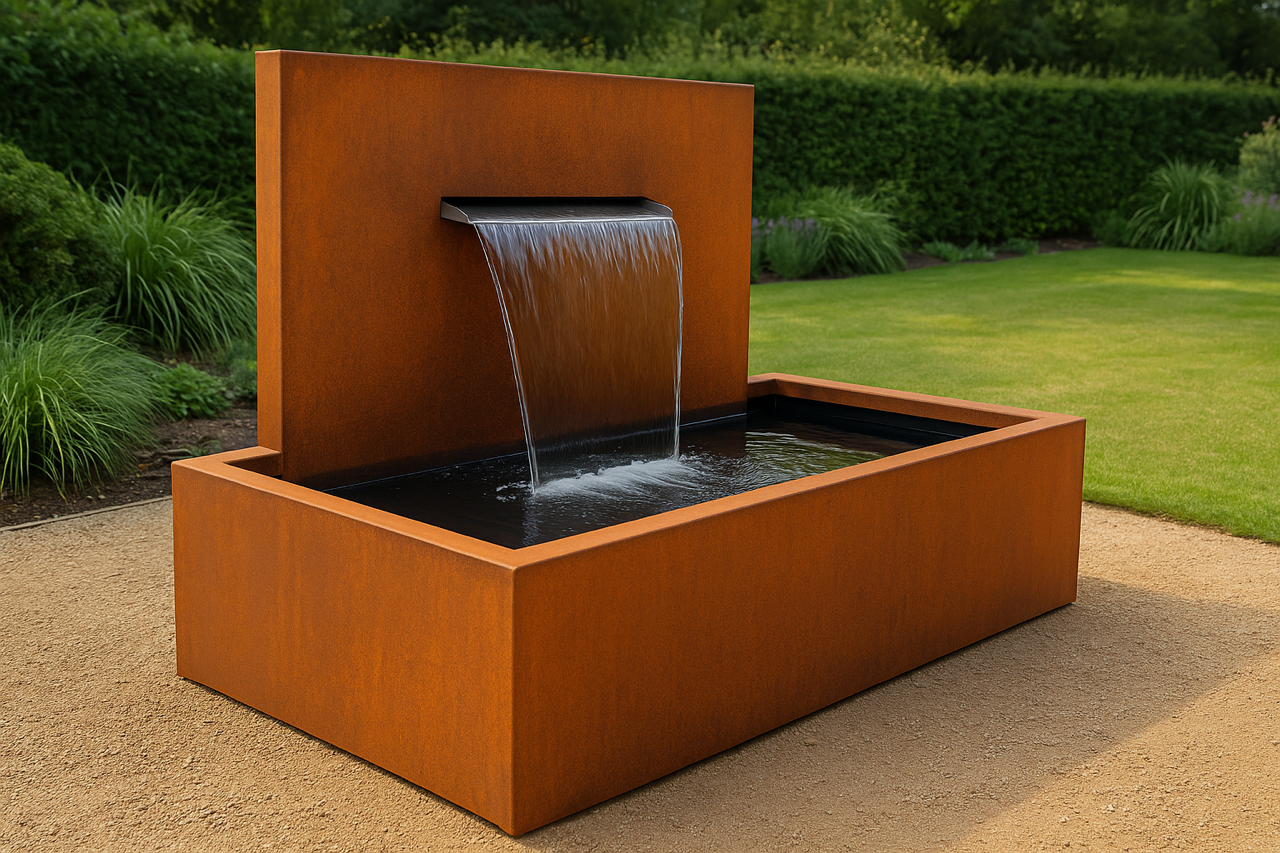 Corten Steel Water Feature