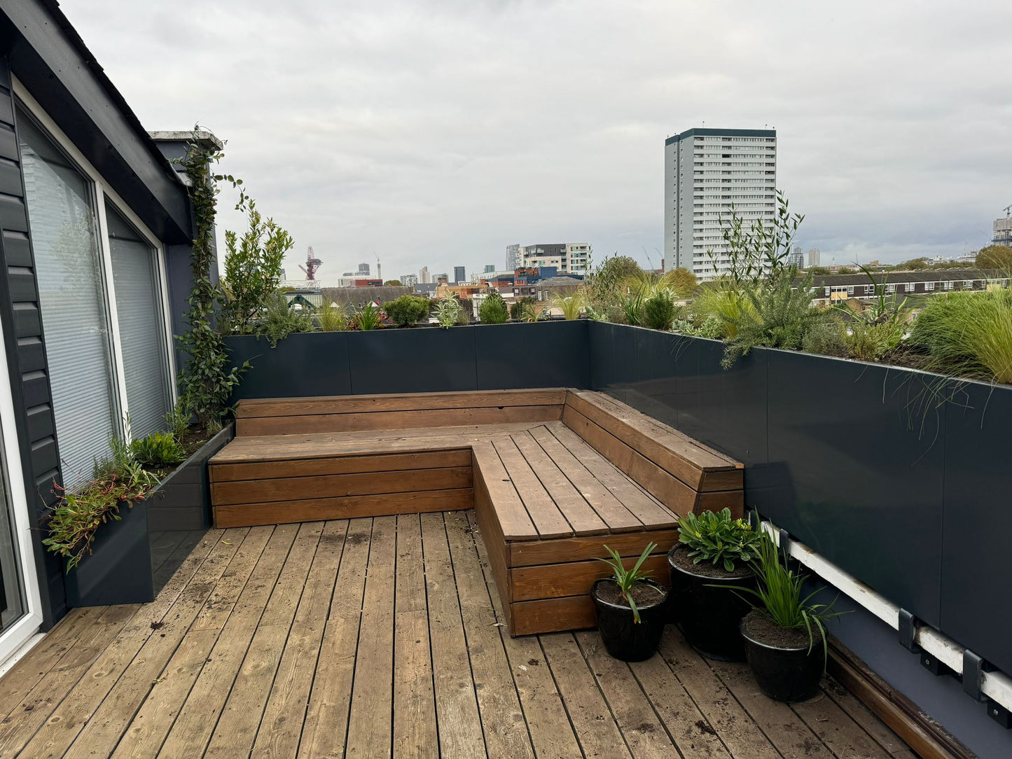 Stainless Steel Modular Wall Planter