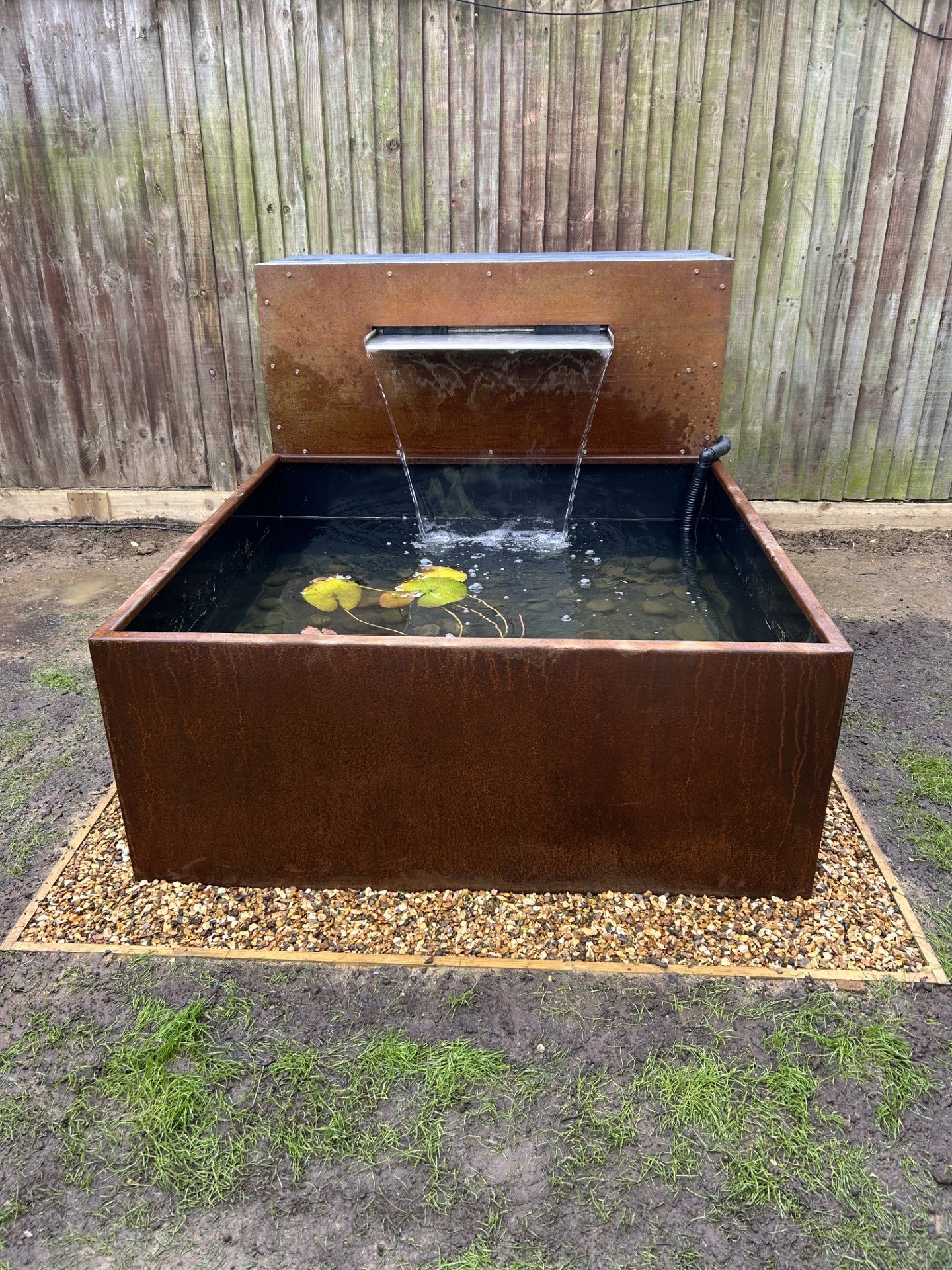 Corten Steel Water Feature