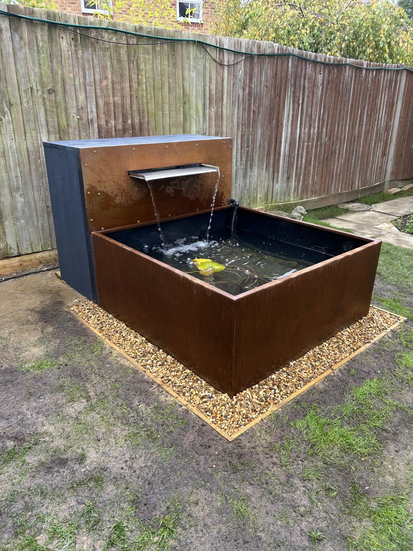 Corten Steel Water Feature