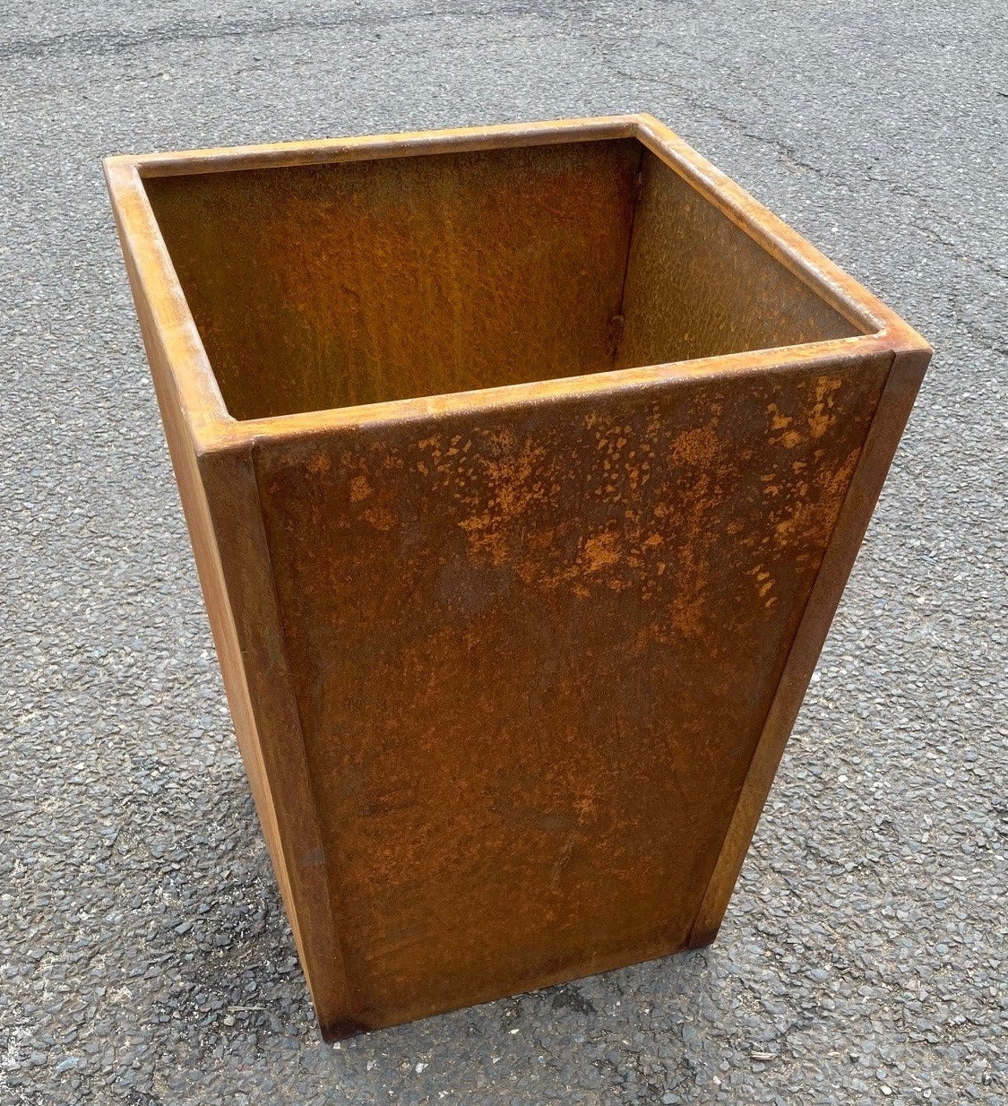 Corten Steel Garden Tapered Planter