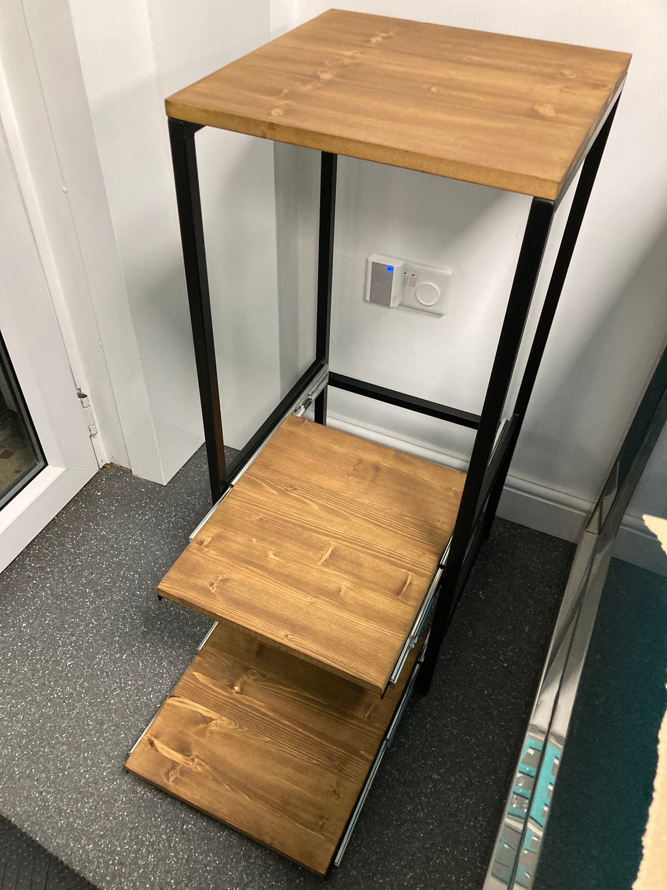 Two tier online printer stand