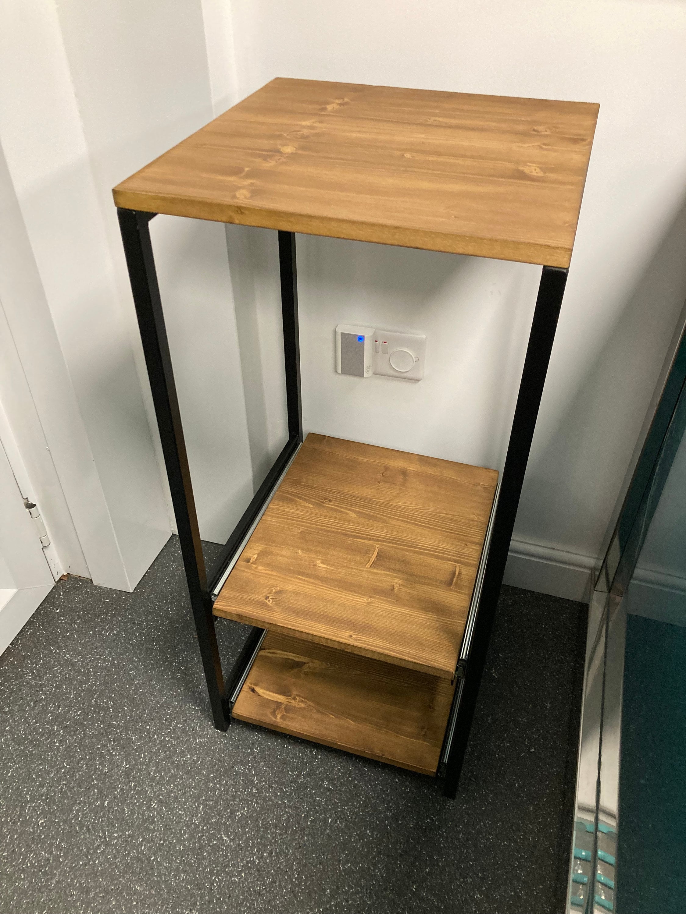 Two tier online printer stand